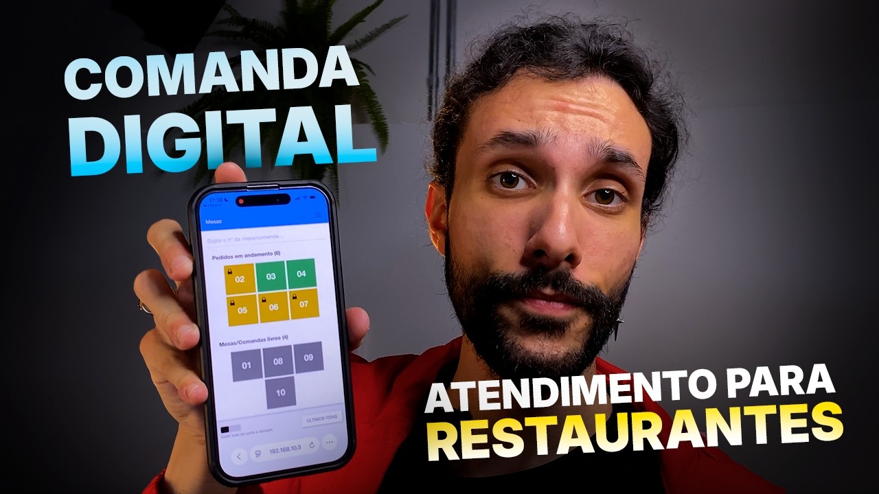 Melhore o atendimento do seu Restaurante com uma COMANDA DIGITAL