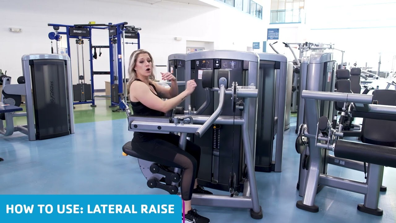 Kenosha YMCA - How to Use the LifeFitness Lateral Raise Machine