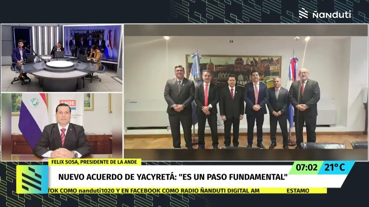 Yacyretá: Paraguay y Argentina firman acuerdo