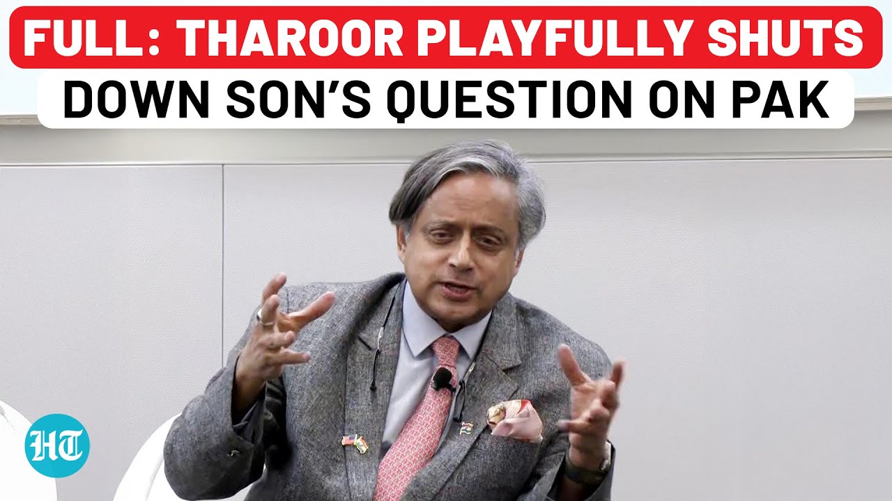 Full: Shashi Tharoor’s Witty Reaction to Son’s Question on Pakistan, Says This on Operation Sindoor