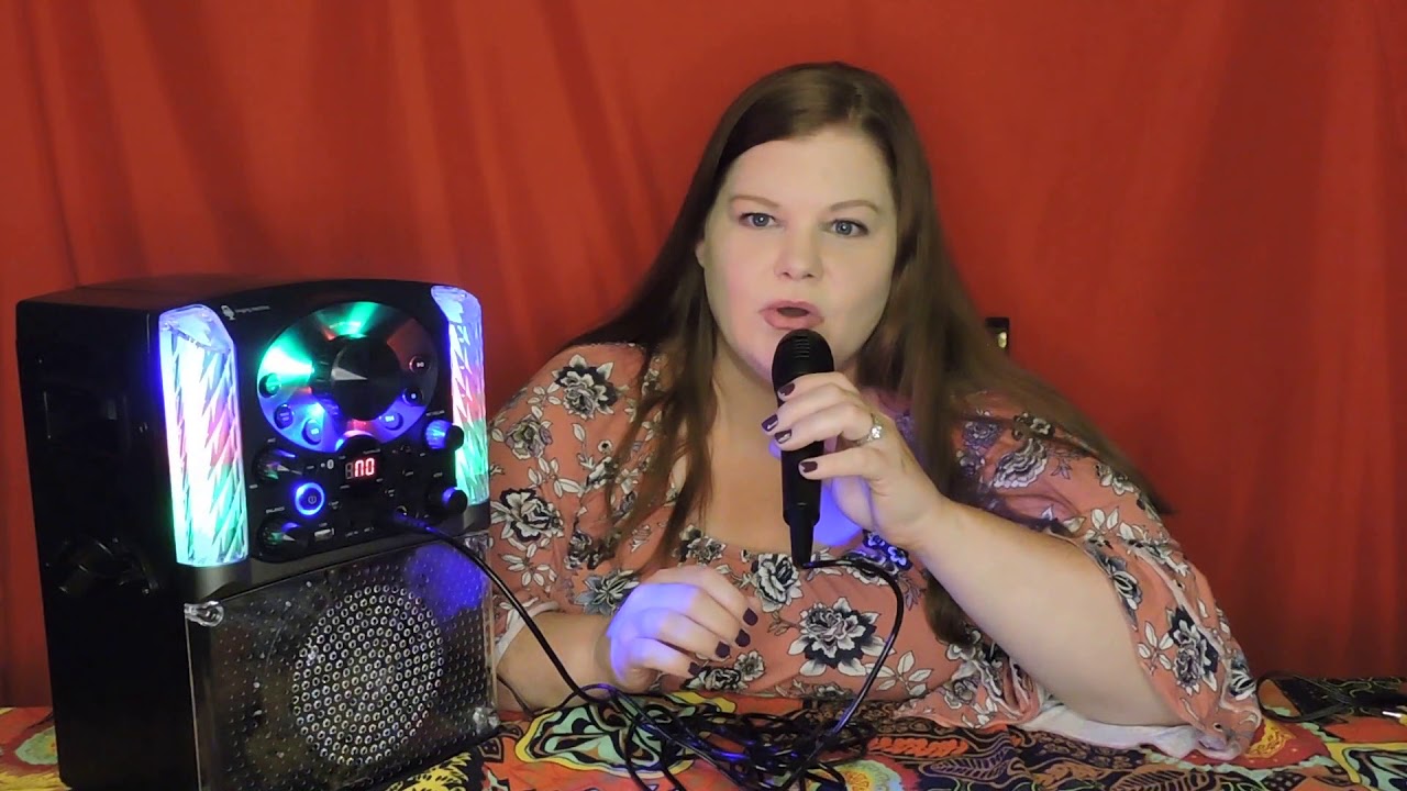 The Singing Machine Unboxing and play Model SML625BTBK