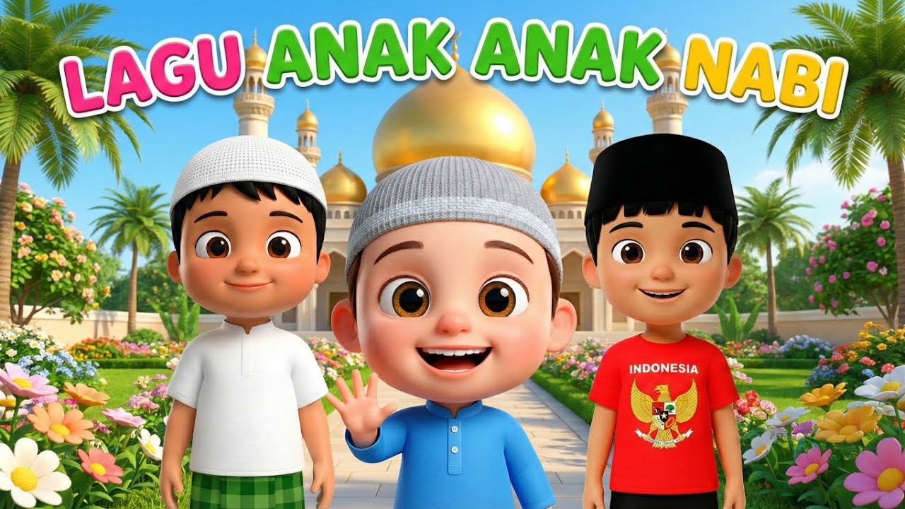 Anak Anak Nabi Ada 7 Orang 🌟 Lagu Hafalan Islami (Yazdan, Abizar, Ranvi)