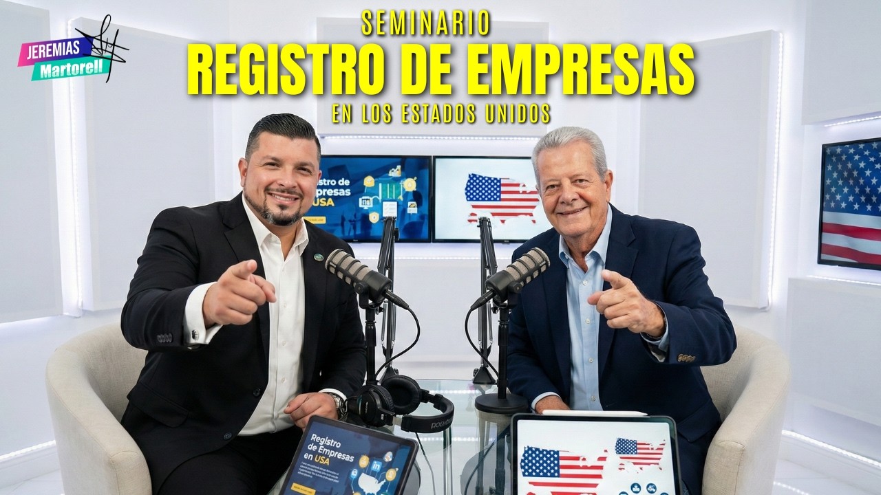 Seminario Registro de Empresas en Estados Unidos. Ernesto Tarkanyi entrevista a Jeremias Martorell
