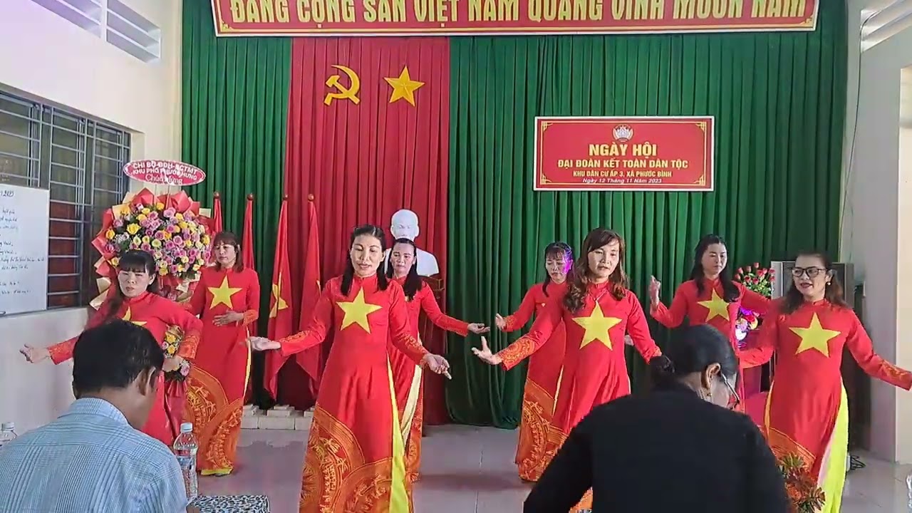 Múa Dân Vũ Bài Ca Đại Đoàn Kết Phước Bình Đồng Nai