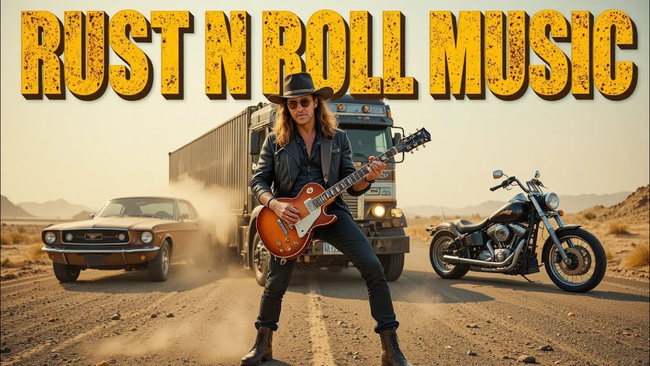 RUST N ROCK JOURNEY 🤘 Ultimate Road Trip Rock Anthems That Fuel Your Rebel Soul
