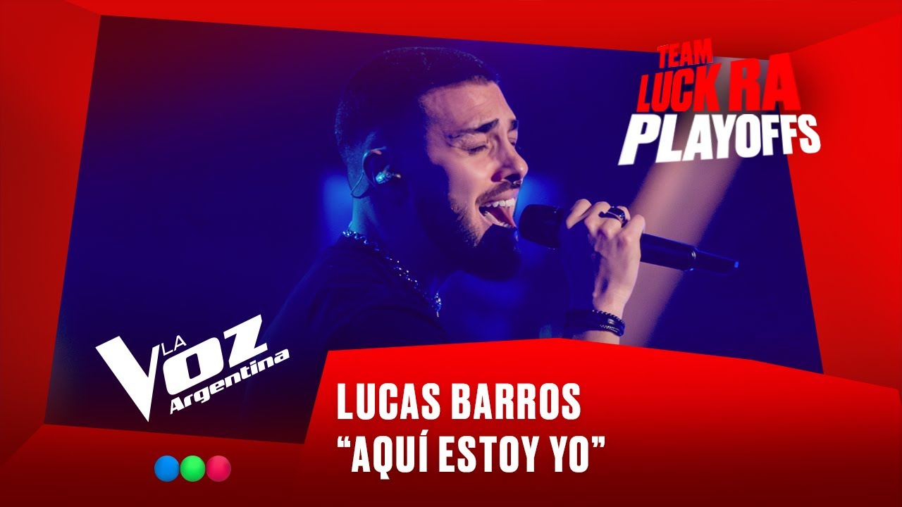 Lucas Barros - “Aquí estoy yo” - Team Luck Ra - Playoffs - La Voz Argentina 2025