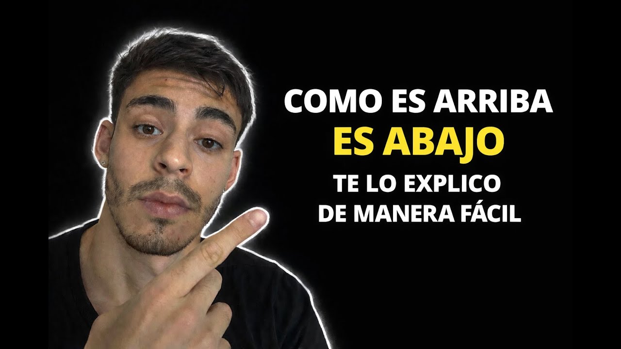 Si no entendes como funciona la realidad siempre vas a ser un esclavo de ella