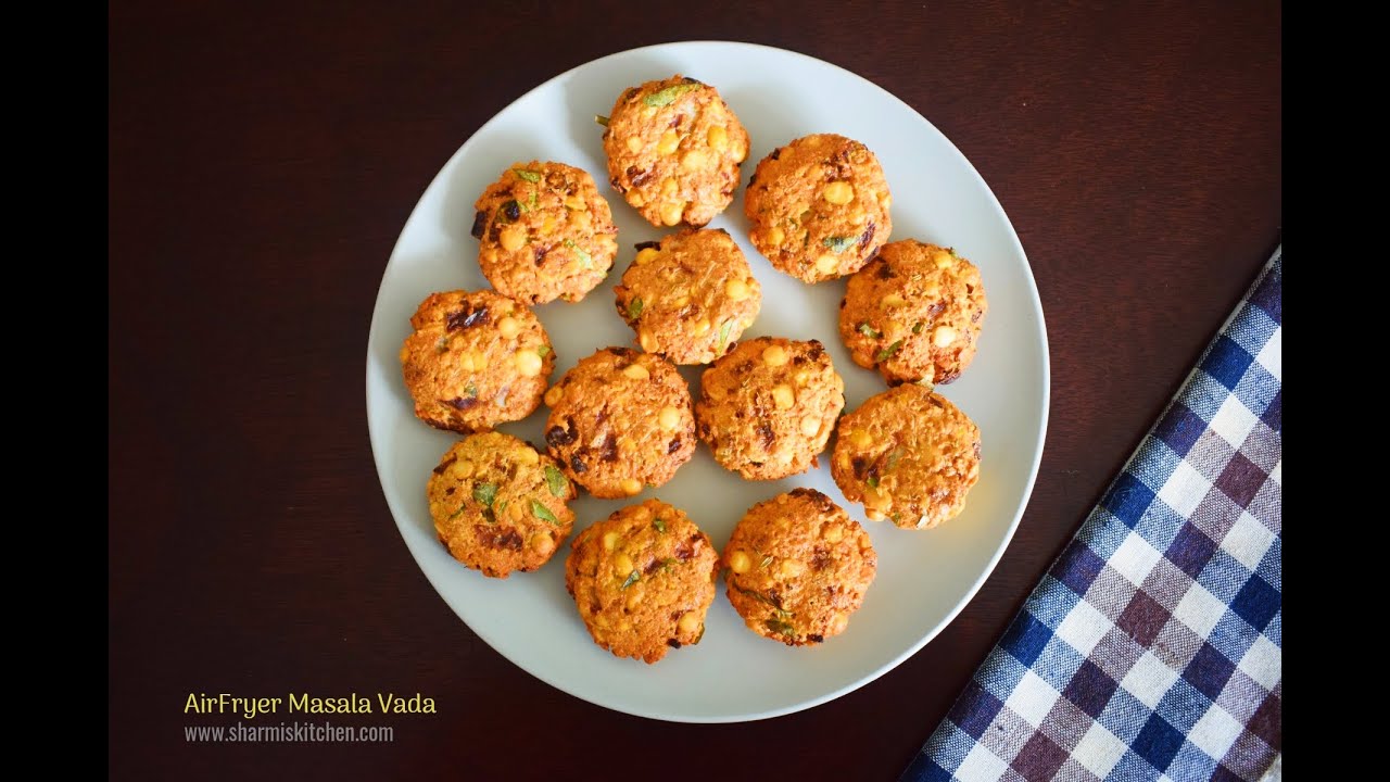 Masala Vada in Airfryer | Airfryer Masala Vadai Recipe - Oil Free