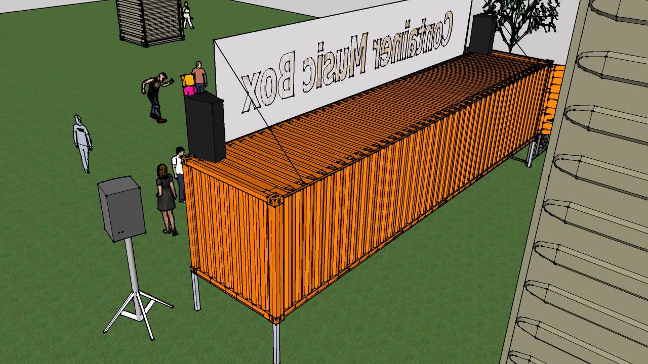 container modificati discoteca, eventi, music arena, concerti