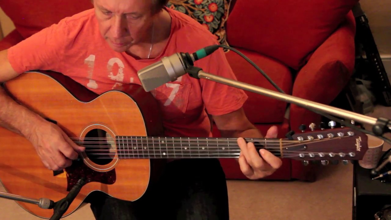 Jansch type picking on 12 string tuned to 5ths - Rocket Ship