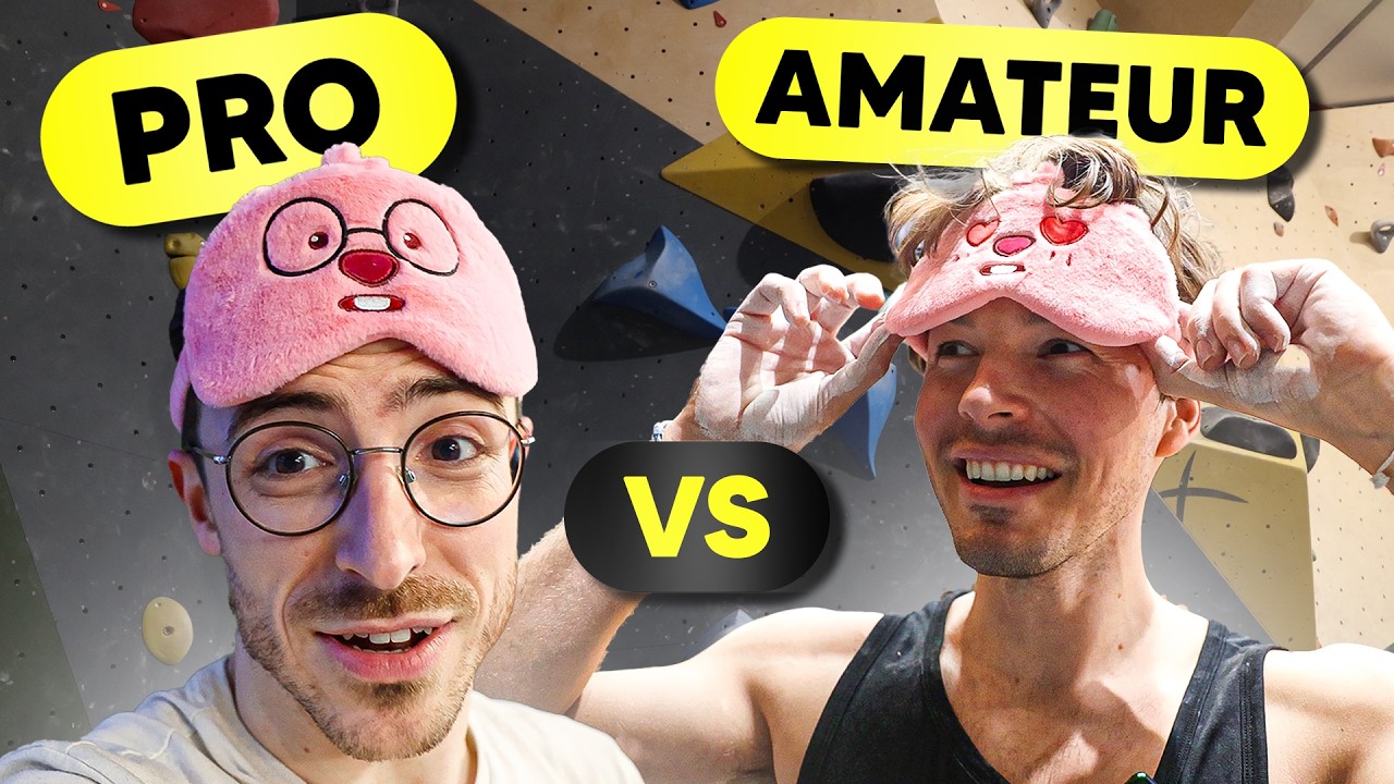 Grimper les yeux bandés : c’est possible ? (avec  @COLAS. )