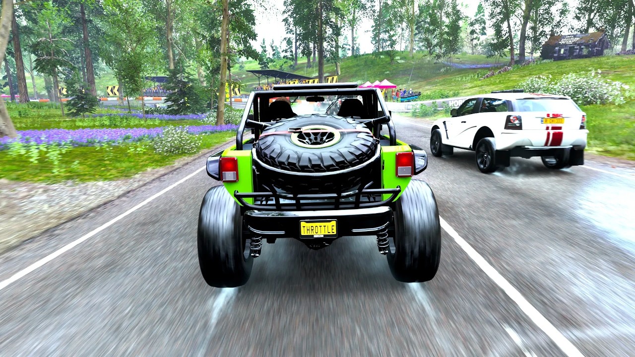 1169 HP Jeep Trailcat Rally Raid Off-road Racing Forza Horizon 4 | keyboard gameplay 