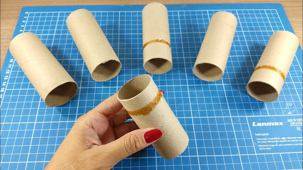 2 IDÉIAS FANTÁSTICAS COM ROLO DE PAPEL ♥️