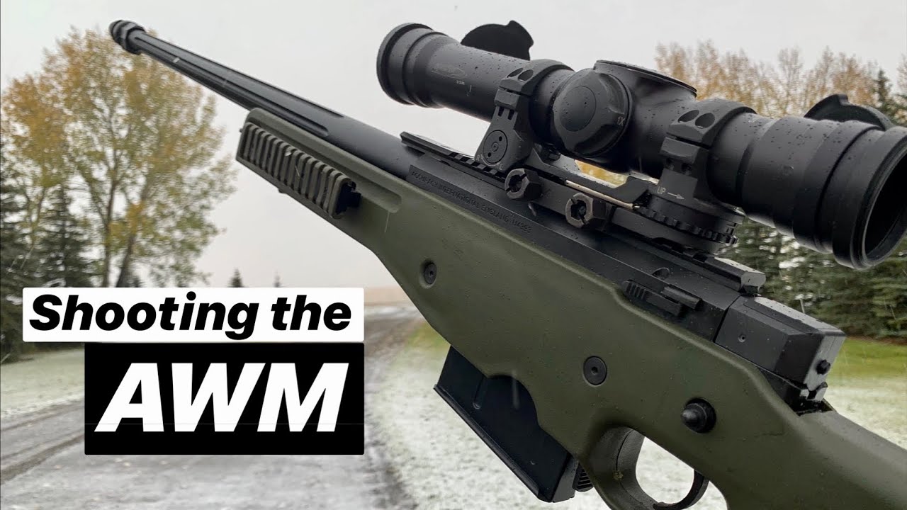 Стрельба из AWM - PUBG Guns в реальной жизни