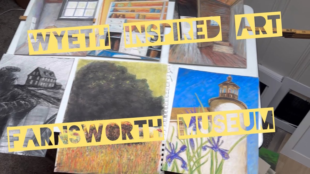 Art Show @farnsworth_art Wyeth Inspired Maine Art