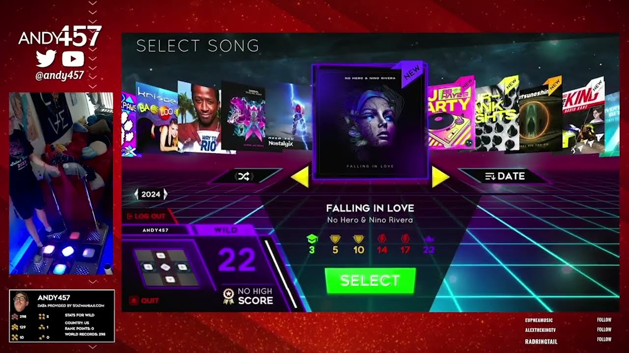 StepManiaX - Falling In Love - Wild 22 100k APC