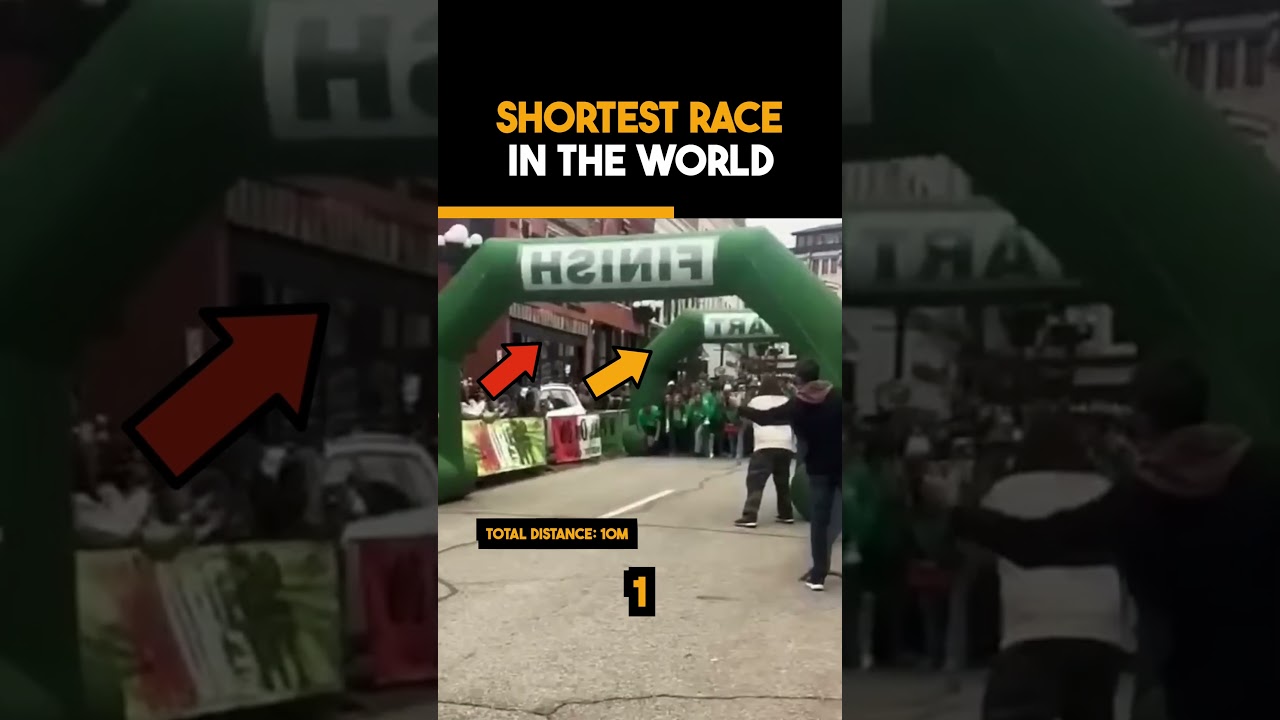 Shortest race in the world! only 10m