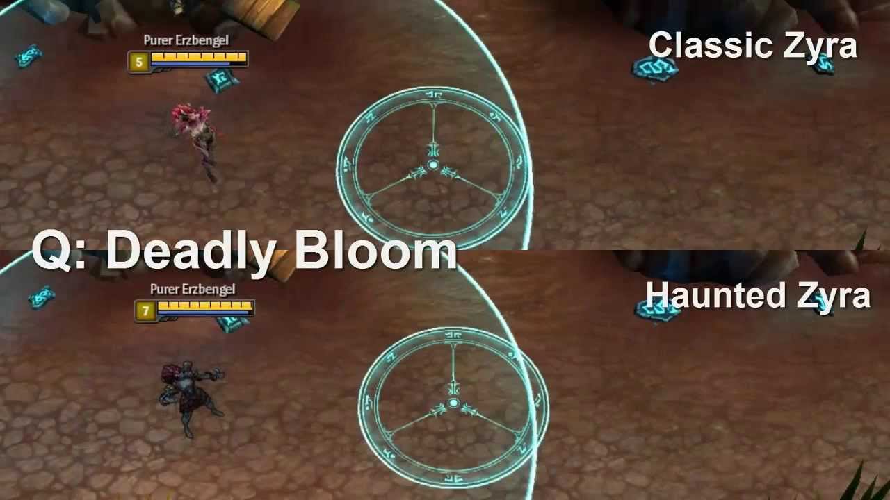 Zyra Skin Comparison | Classic vs. Haunted