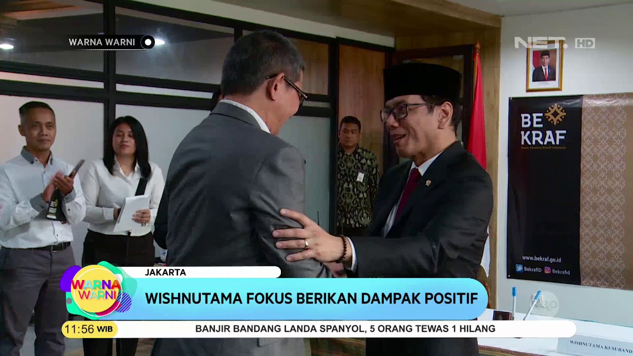 Wishnutama Sah Menjadi Menteri Pariwisata Indonesia - WARNA WARNI