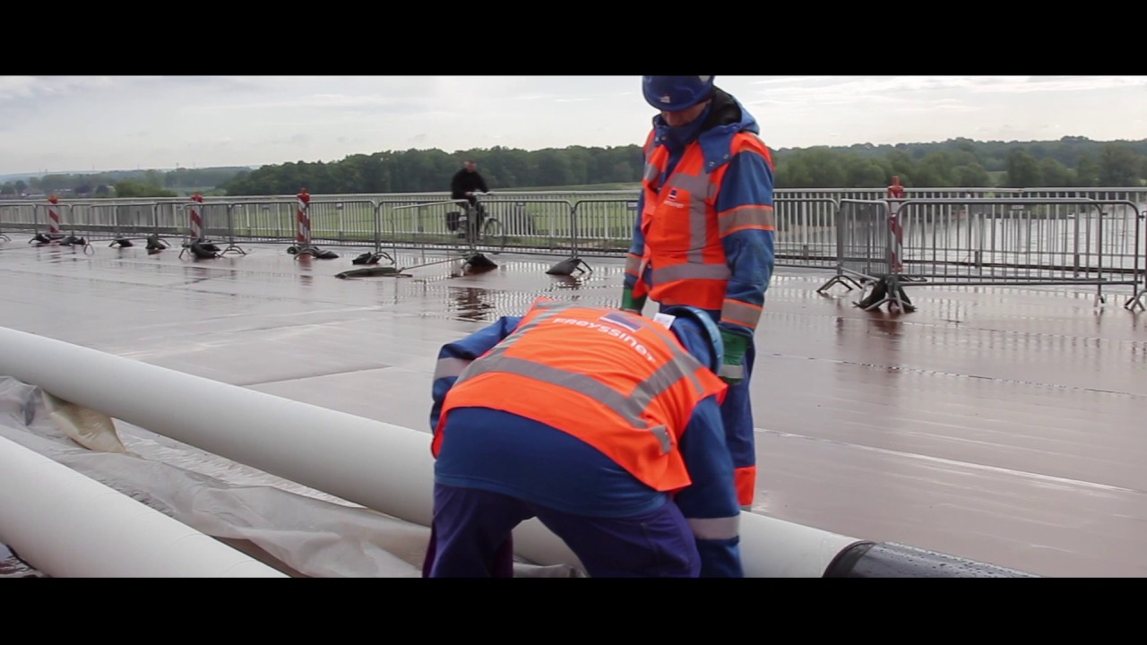 Brug bij Ewijk: Het vervangen van de tuien