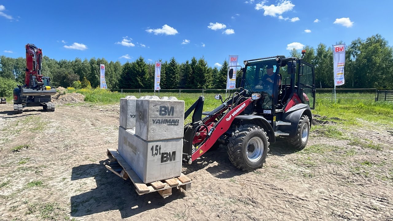 Yanmar V7HW jak radzi sobie w terenie z paleta ? Ride control ?