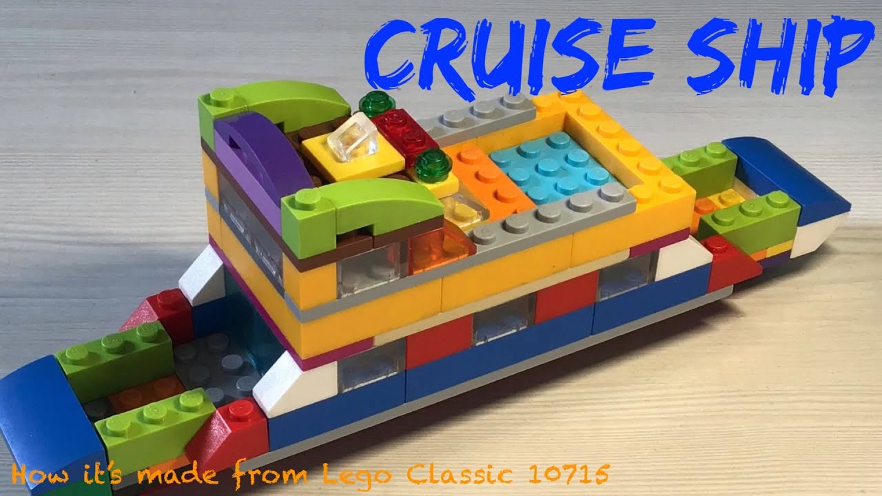 Lego Classic 10715 - Cruise Ship with Pool - How it's Made