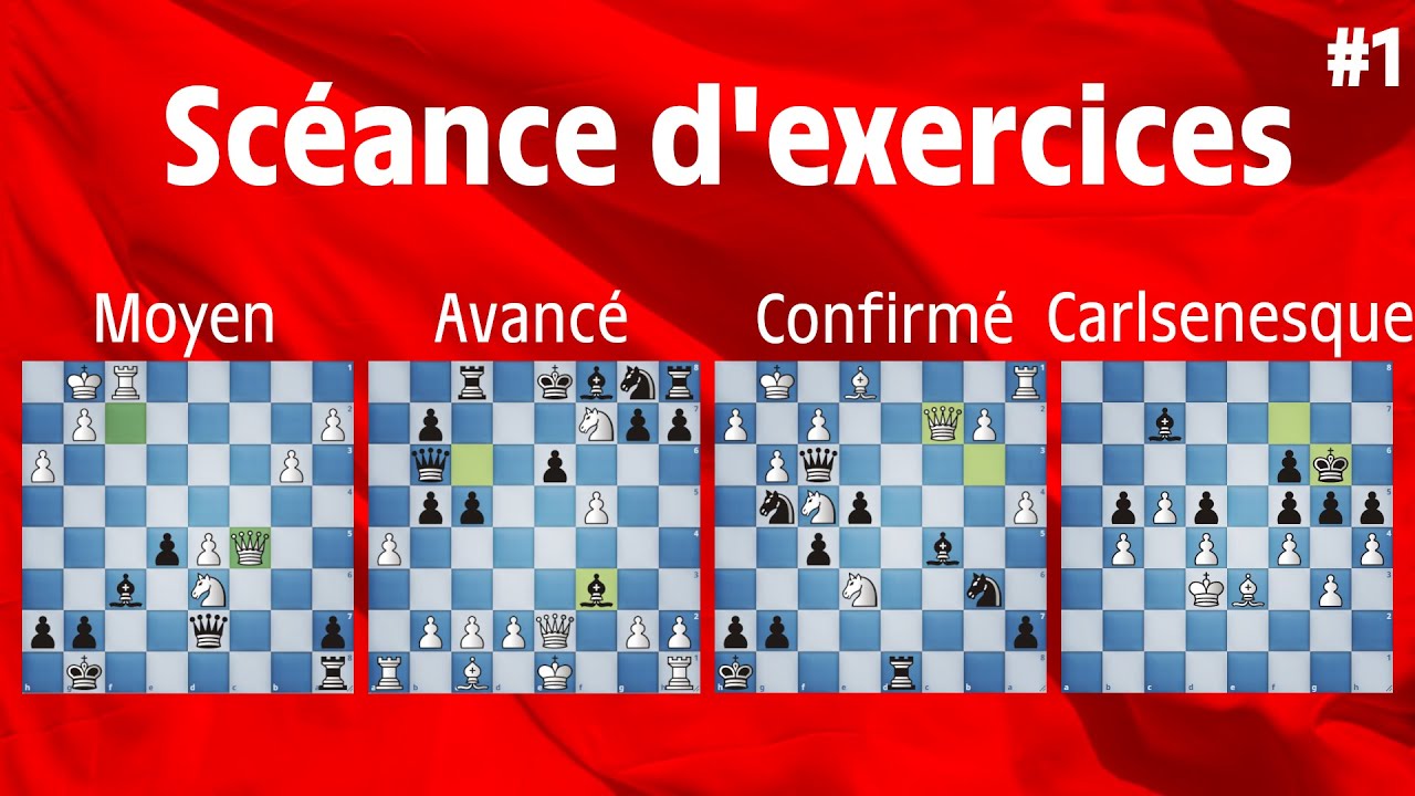 Les bonnes méthodes de calcul aux échecs - Exercices #1