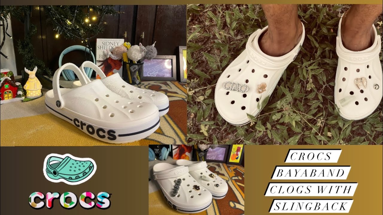 Unboxing Crocs🐊| Bayaband Clogs with Slingback | Jibbitz / Charms | Aesthetic✨