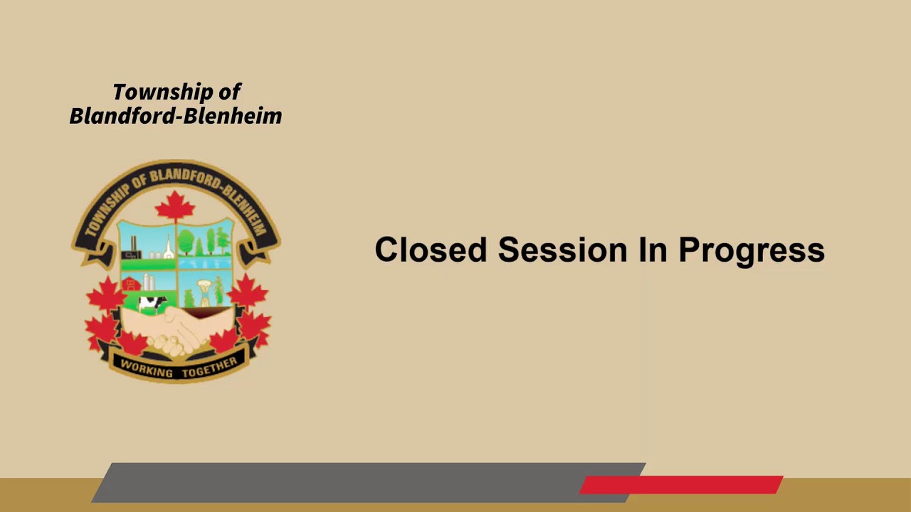 February 18, 2026: Regular Council Meeting, Blandford-Blenheim Township