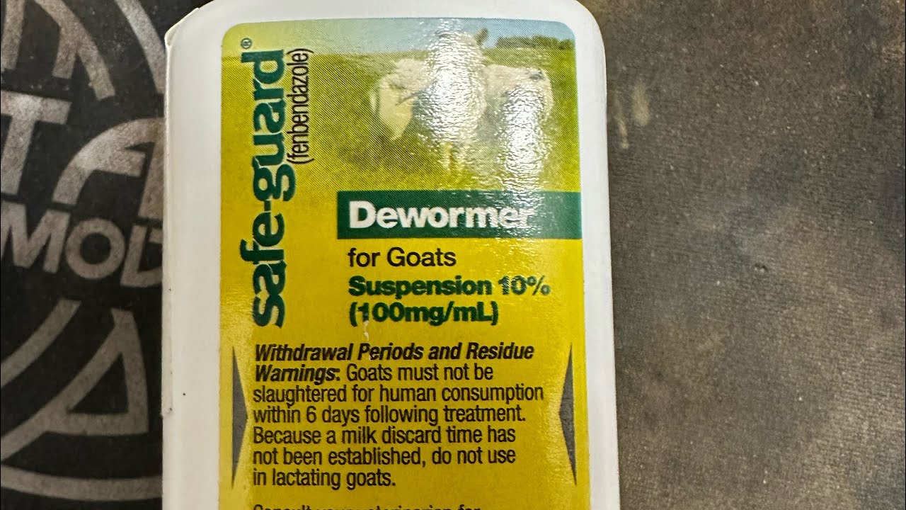 Goat dewormer for an aquarium