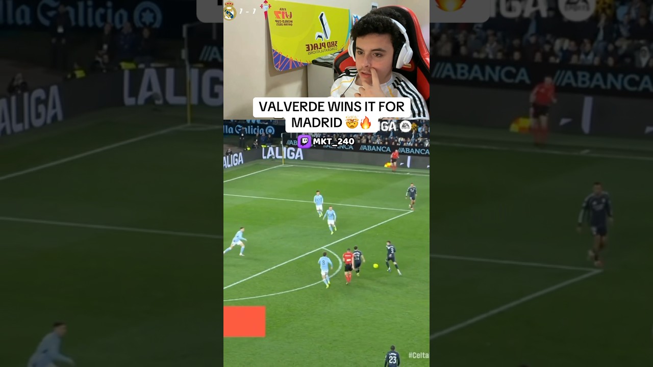 GOL VALVERDE W LAST MINUCIE VS CELTA VIGO 🤯🔥