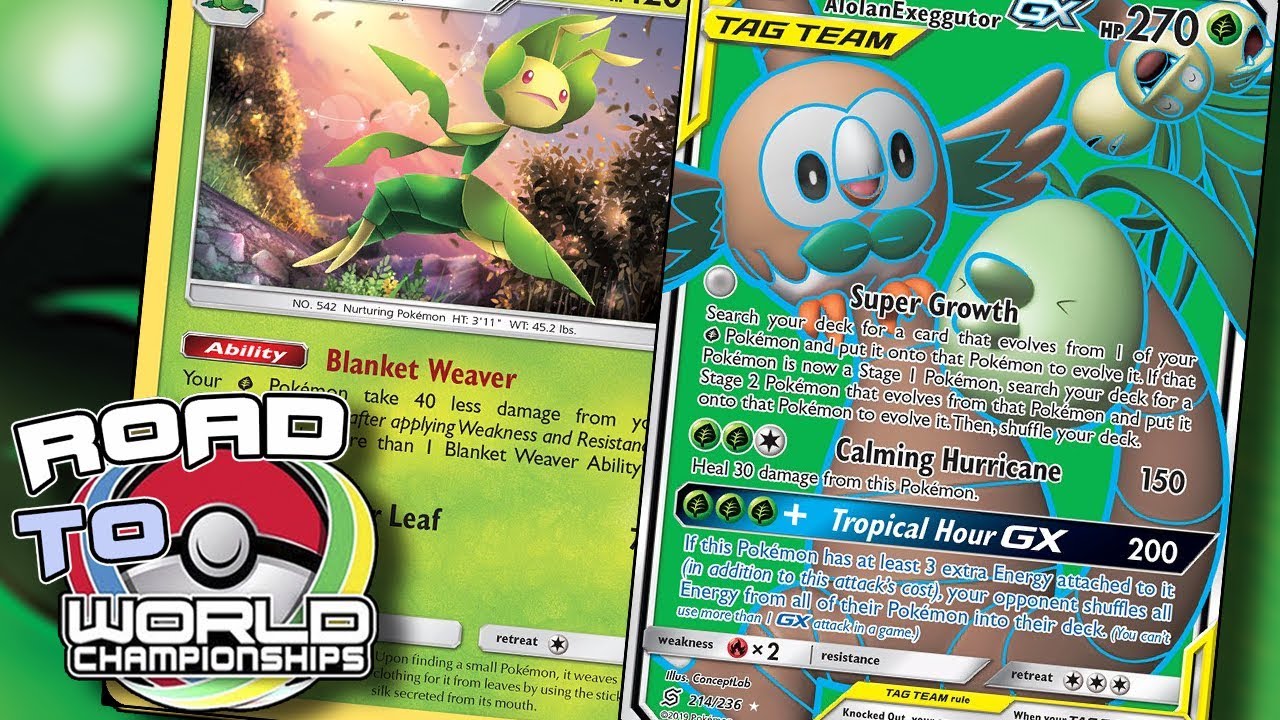 INVINCIBLE Rowlet & Alolan Exeggutor-GX with Leavanny vs DARKBOX! [Pokemon TCG Online]