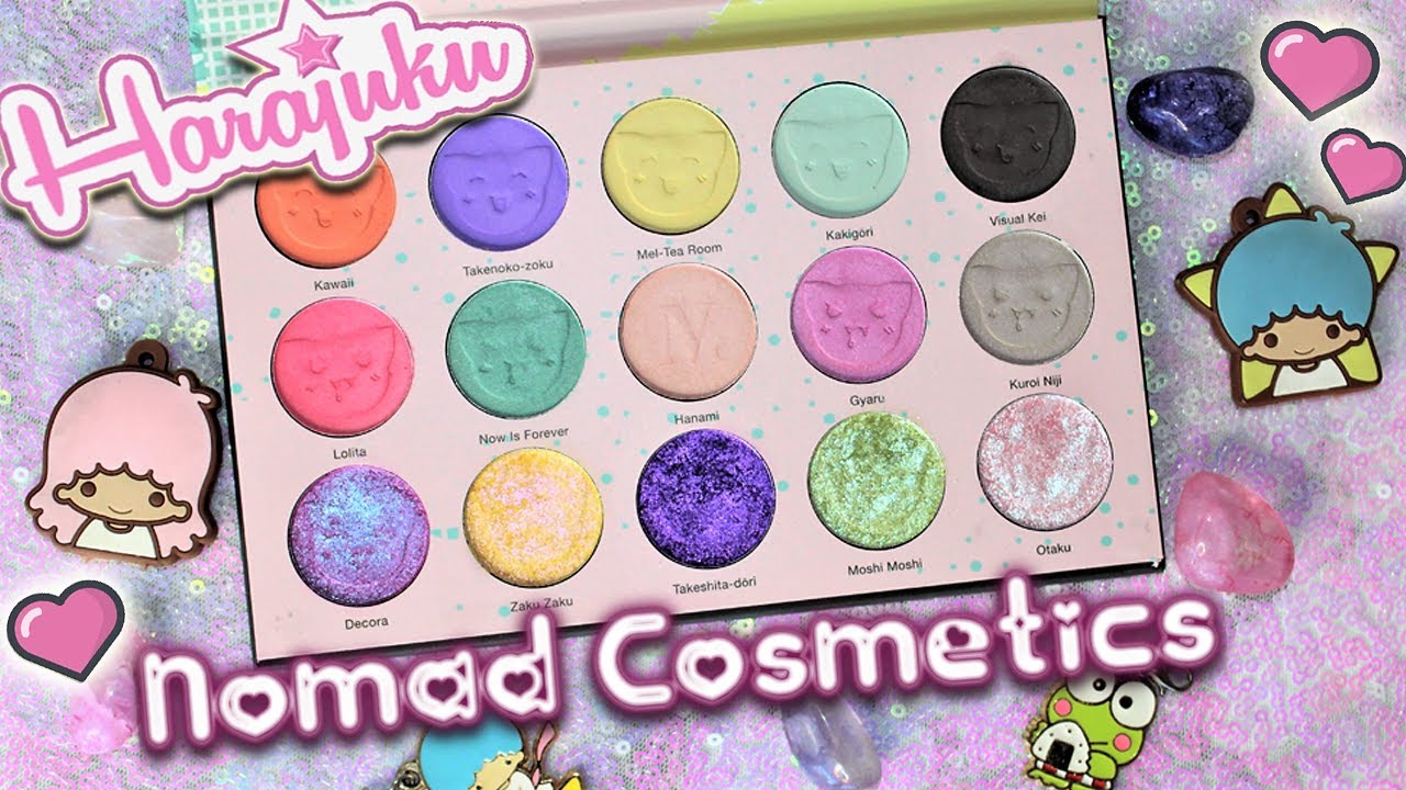 Cutest Palette Ever?! | Nomad Tokyo Harajuku Palette Swatches