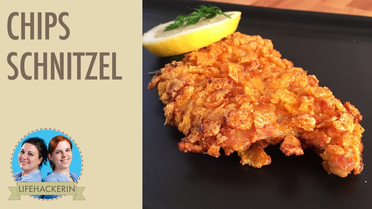 Chips Hack | Schnitzel mit Chips Panade | Kochen mit Chips I Rezept