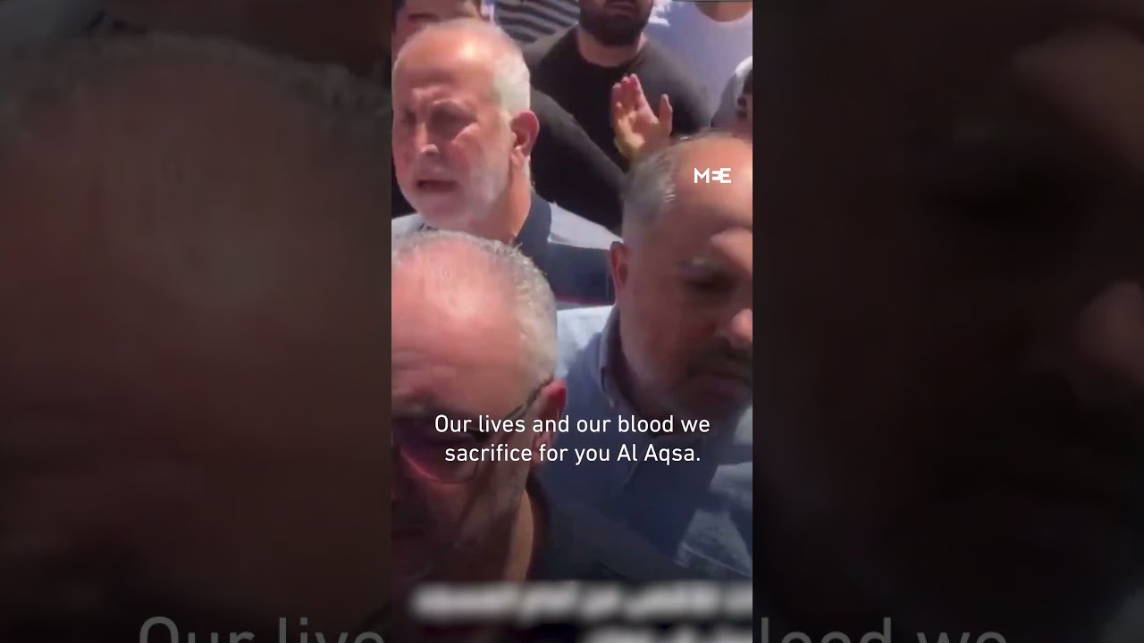 Jordanians Chant in Solidarity with Palestine at Protest in Amman