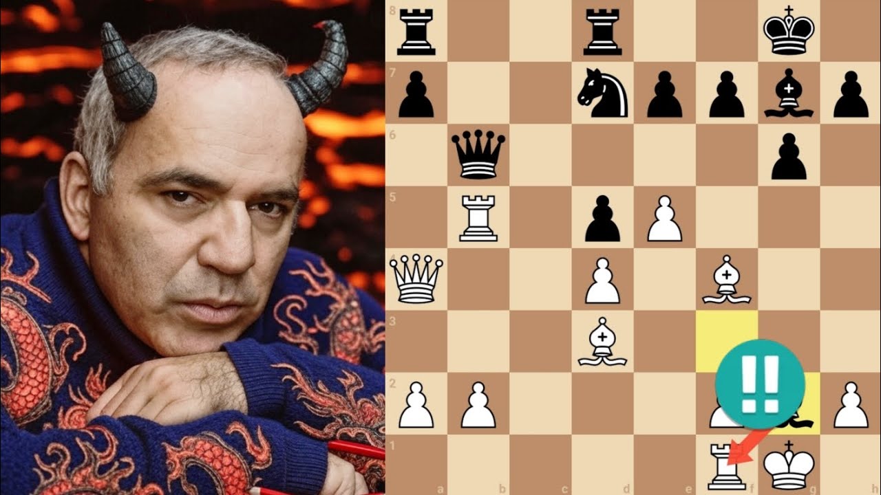 Garry Kasparov’s Fearless Queen SACRIFICE Shocked The Chess World!