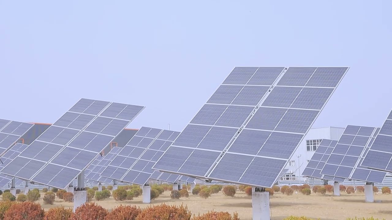 Dual axis solar tracker system