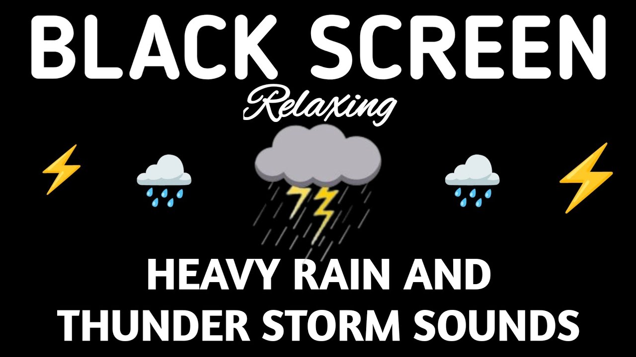 Deep Restorative Sleep With Calming Rain Sounds To Calm & Relax | BLACK SCREEN ASMR