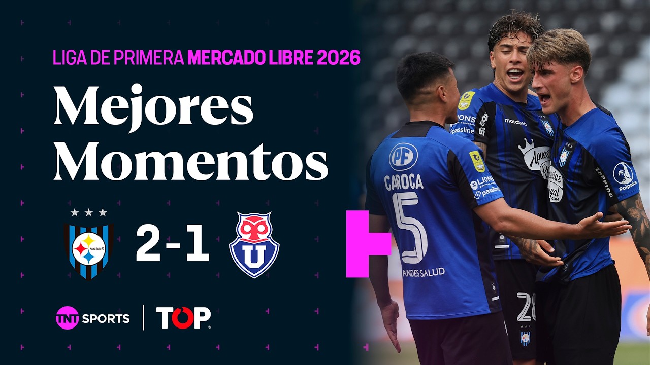 Compacto TOP | 🔵⚫ Huachipato 2 - 1 🔵🔴 U. de Chile | Liga de Primera Mercado Libre 2026 - Fecha 2