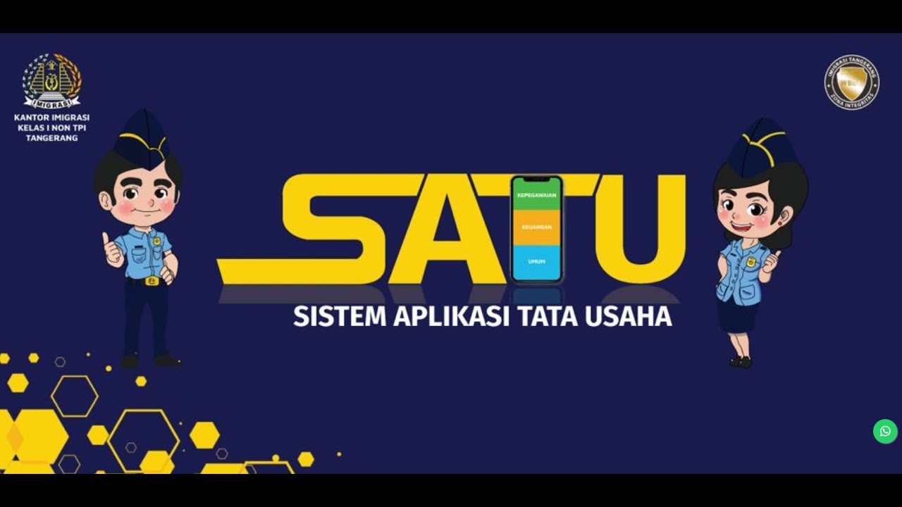 SATU (Sistem Aplikasi Tata Usaha) - Inovasi Terbaru Bidang Fasilitatif di Kantor Imigrasi Tangerang