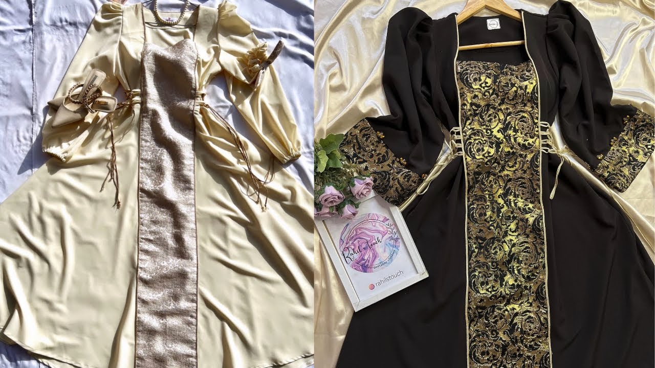 طريقة رسم باترون و تفصيل روب البروكار معشوقة الجماهير /How To Make Your Eid Dress DIY