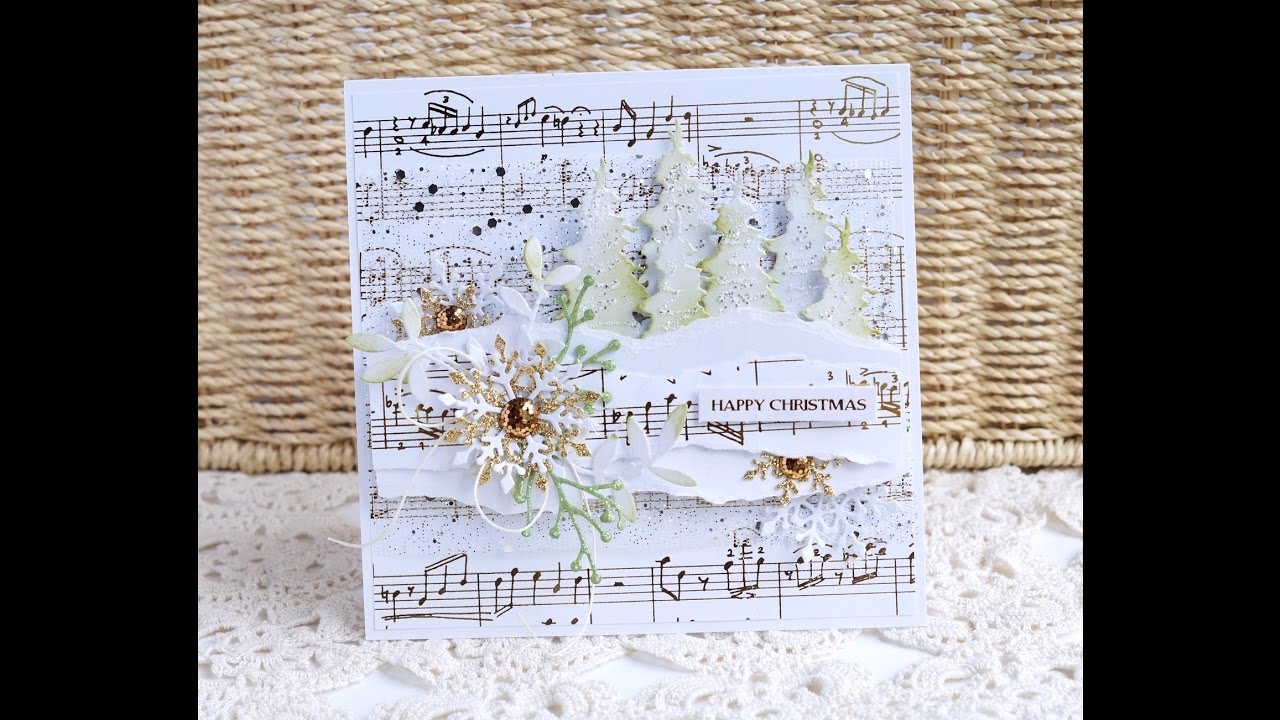 Easy Layered Christmas Card Tutorial - Penny Black  * Emilia Sieradzan *