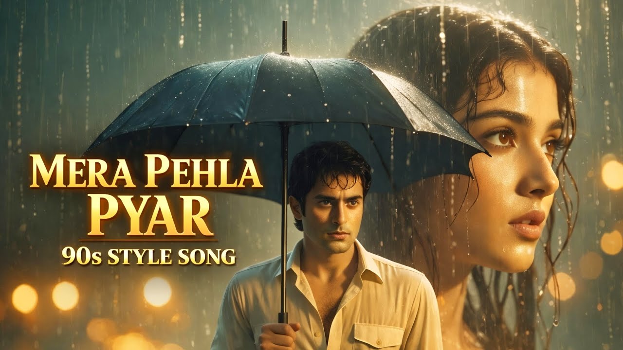 Mera Pehla Pyar|मेरा पहला प्यार| hindi love song|90s style song #hindiromanticsong 