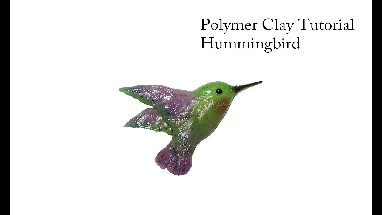 How to make a Hummingbird out of Polymer Clay/ Tutorial.DIY