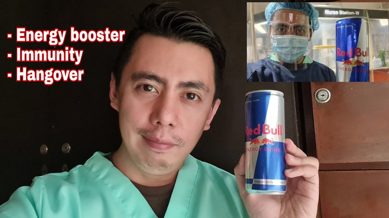RED BULL ENERGY DRINK WITH ASCORBIC ACID VITAMIN C & VITAMIN B-COMPLEX FOR IMMUNITY, HANGOVER REVIEW