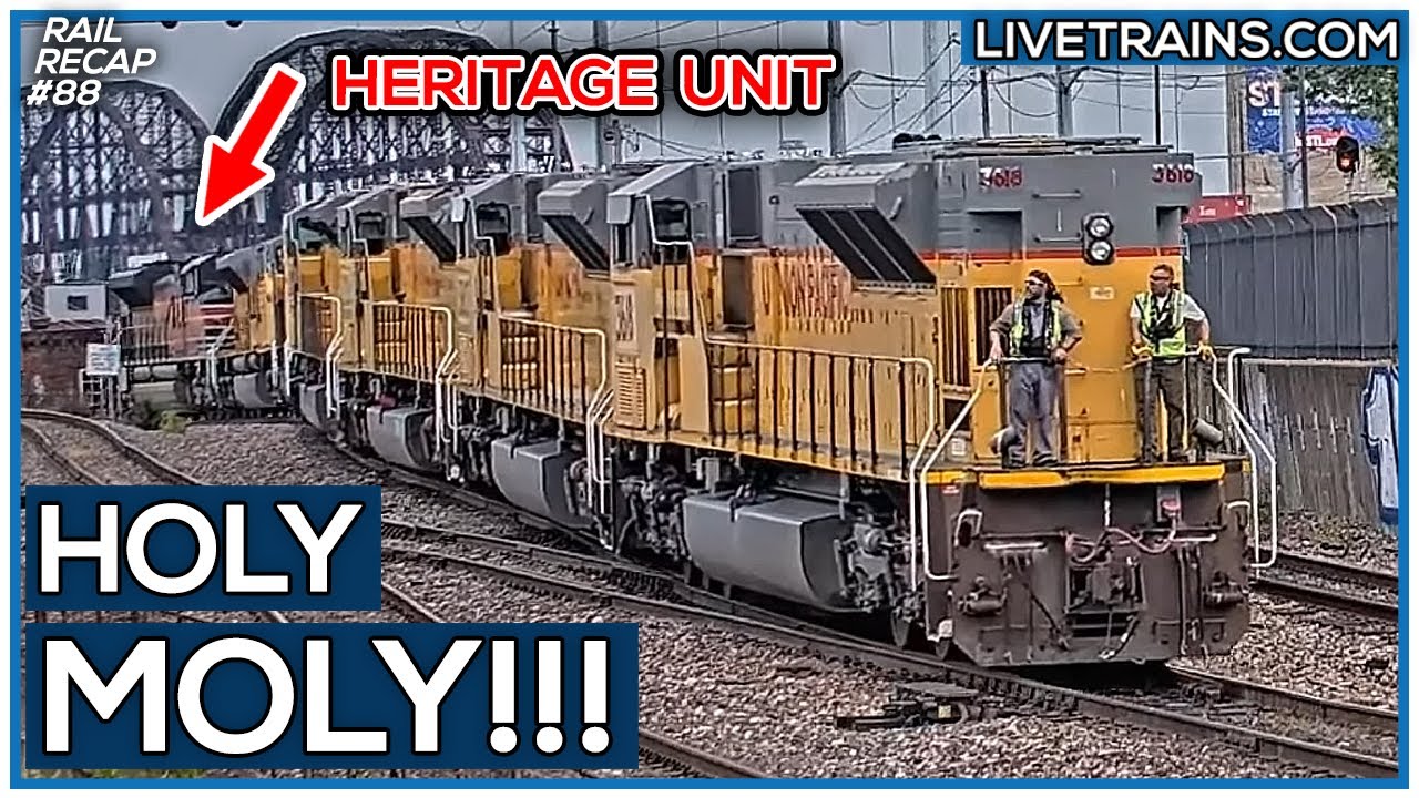 HOLY MOLY! WILD Heritage Unit CONSIST + NEW CAM Sneak Peak | LIVE Trains RAILRECAP #88