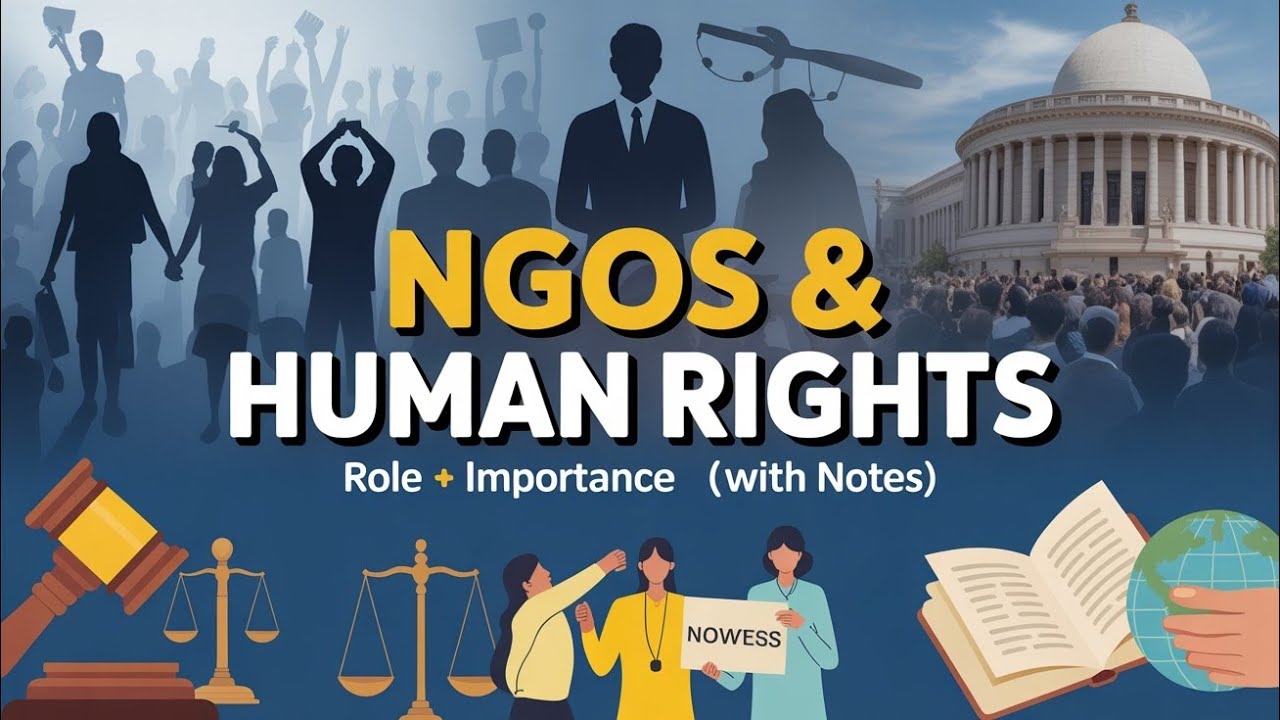 NGOs and Human Rights&ndash;Role & Importance Explained in Detail | With Notes#ngo#international#notes#llb