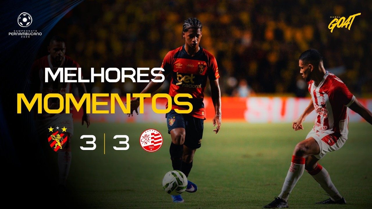 SPORT E NÁUTICO EMPATAM EM JOGO INSANO NA FINAL DO PERNAMBUCANO