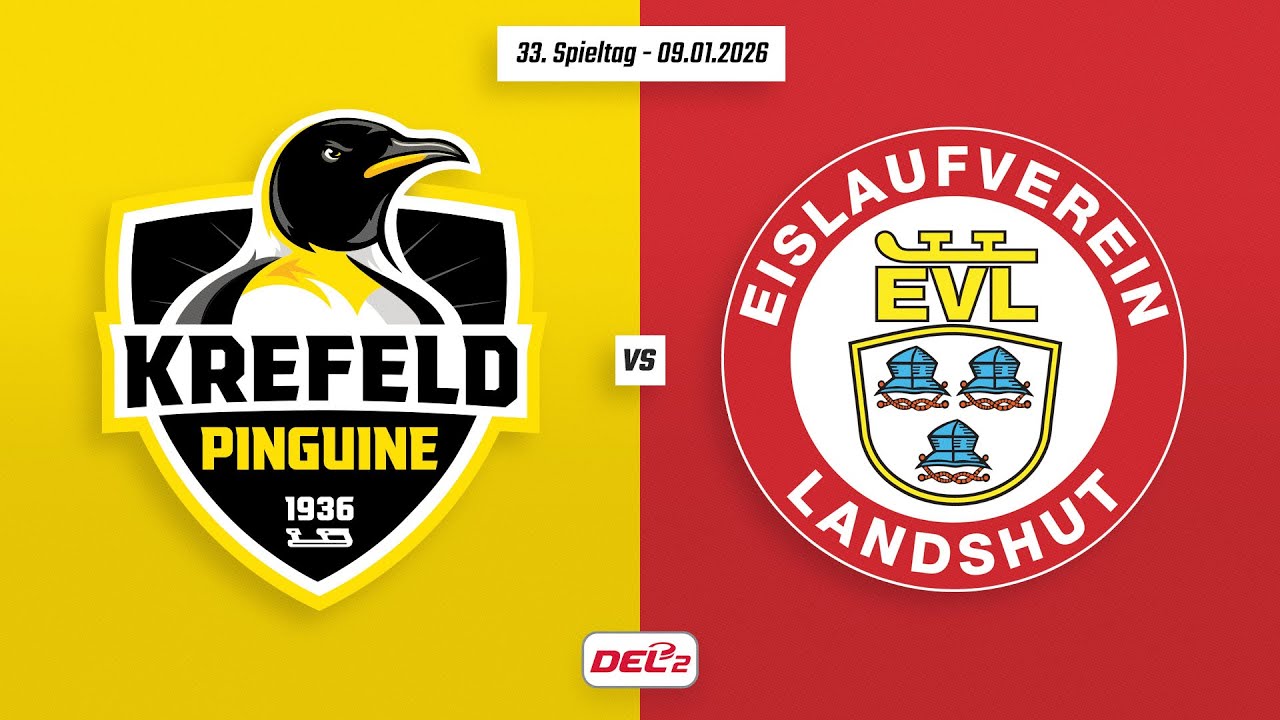 33. Spieltag DEL2 | Krefeld Pinguine vs. EV Landshut | Game Highlights