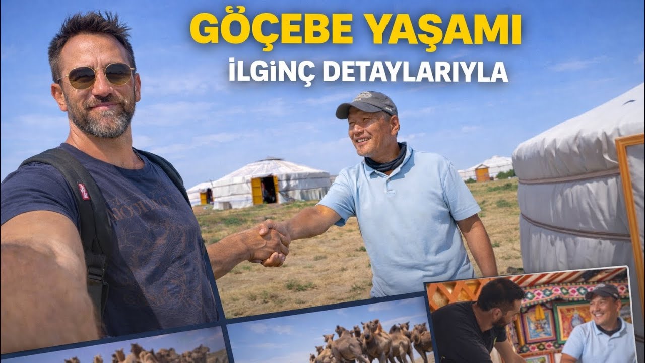 Göçebe Yaşamı | Bozkırda Bir Aileye Misafir Olduk #göçebe #nomadlife #ortaasya #moğolistan #bozkır 